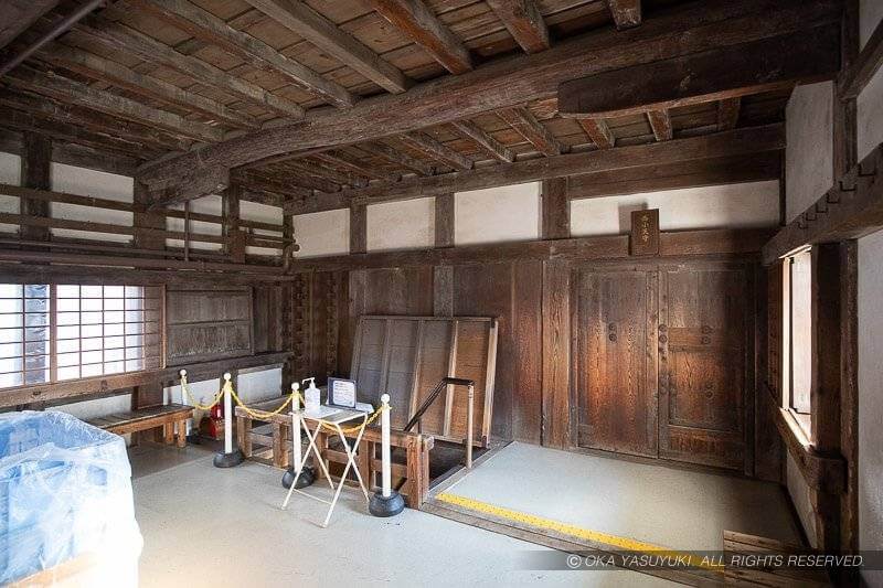 姫路城ハの渡櫓１階内部