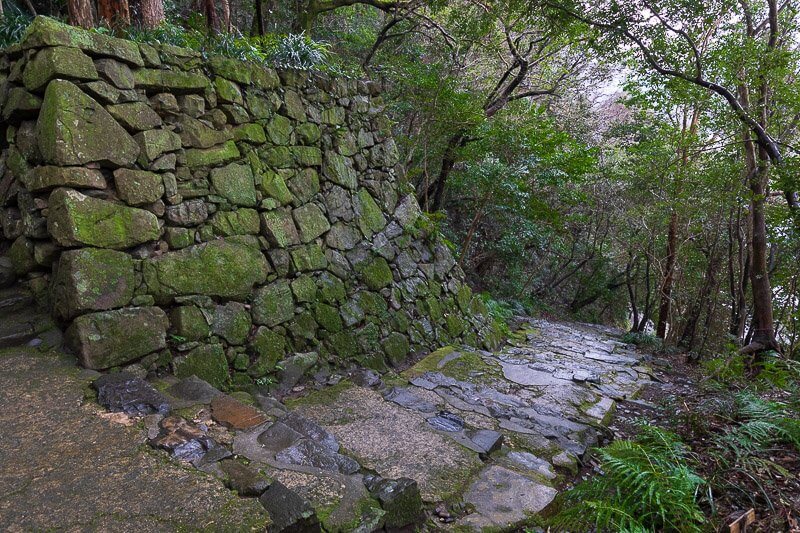 宇和島城の井戸丸門虎口石垣