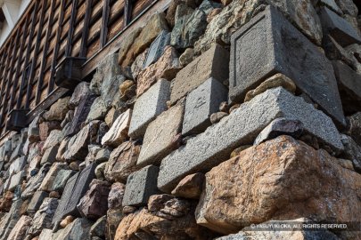 福知山城の転用石