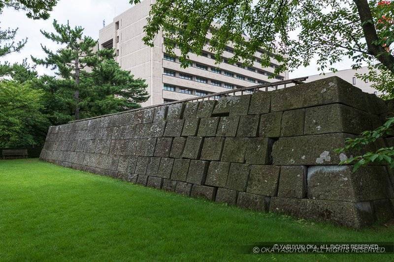 福井城天守台石垣