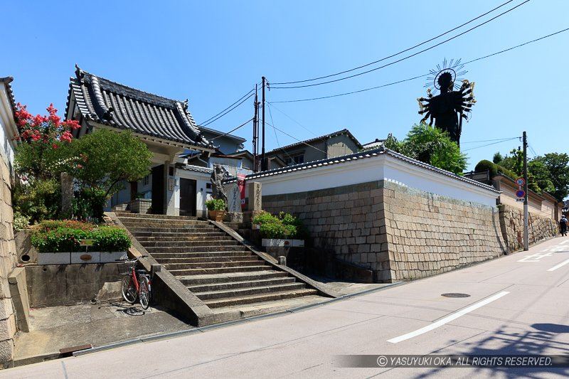 真田丸跡に建つ心眼寺