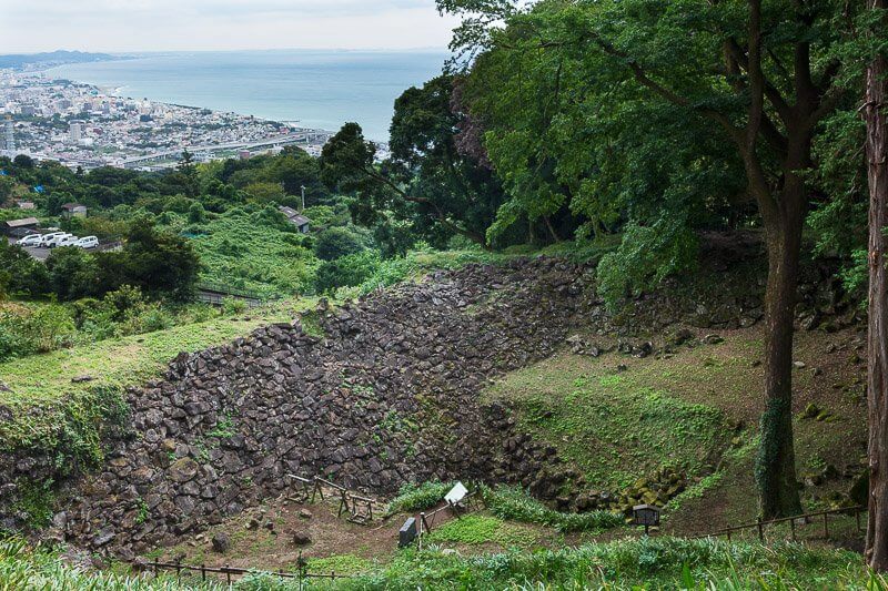 井戸曲輪と小田原市街