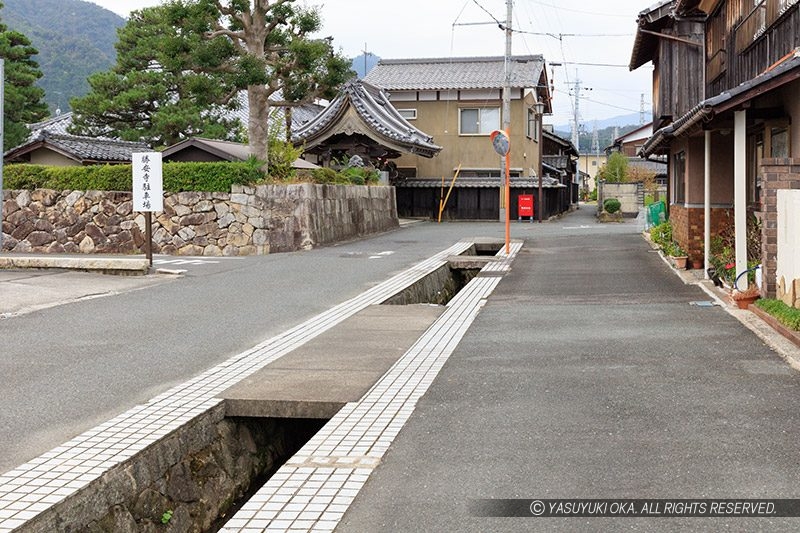 大溝の町割り水路