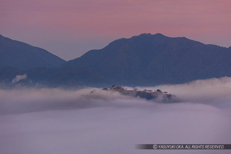 立雲峡の第一展望台からの眺め