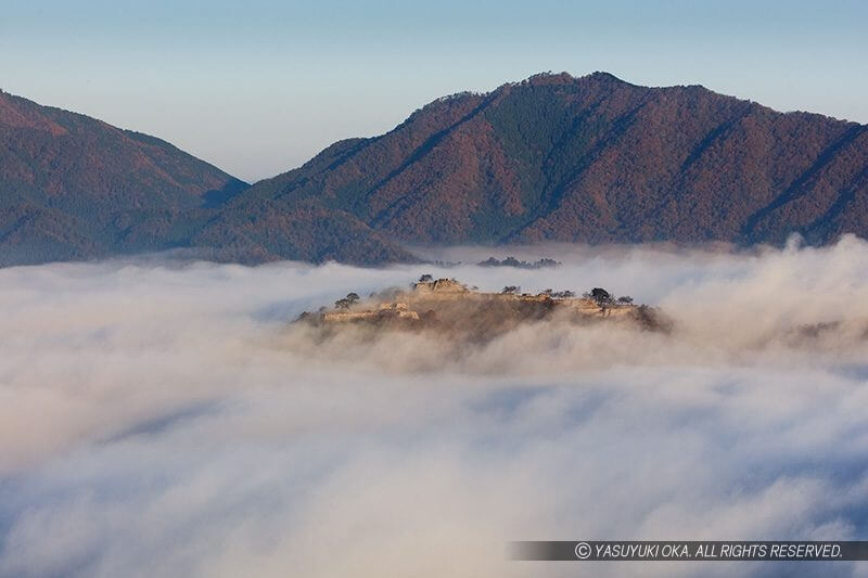 立雲峡から望む竹田城の雲海