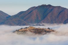 立雲峡から望む竹田城の雲海