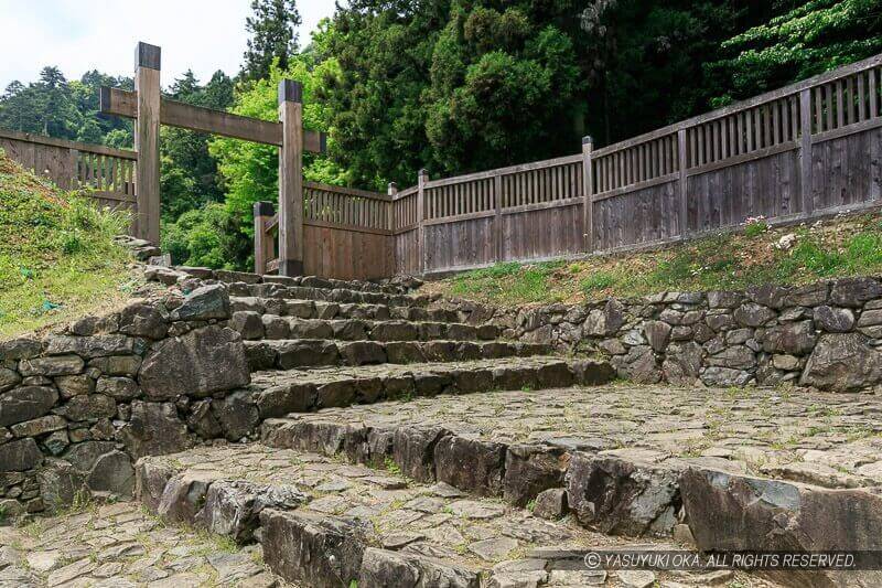 八王子城の御主殿虎口