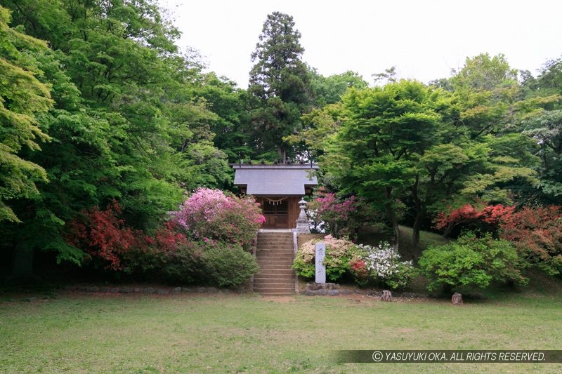 滝山城本丸跡