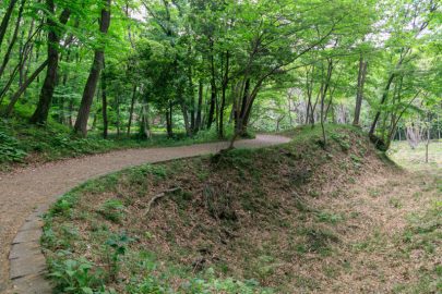 滝山城・U字の土橋