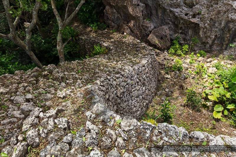 安慶名城の城壁