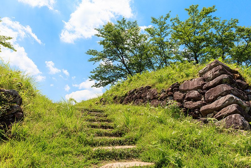 赤木城東郭の門跡