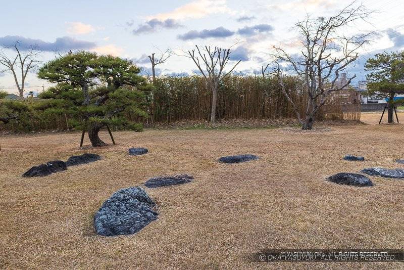 勝瑞館跡 枯山水庭園
