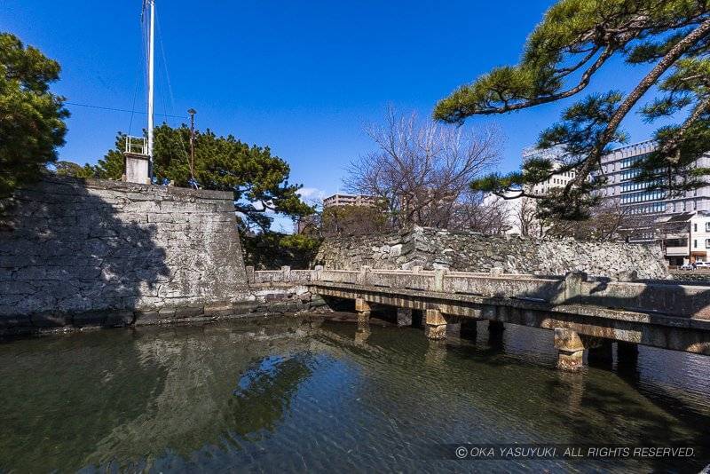 徳島城大手門跡