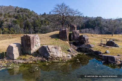 吉川元春館の庭園跡