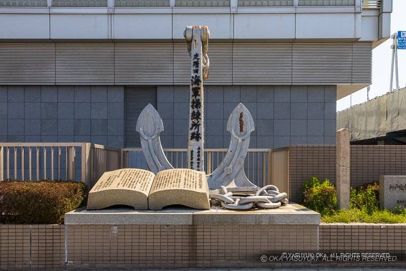 旧海軍操練所跡碑