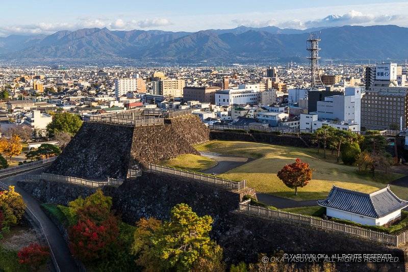 甲府城 本丸と天守台