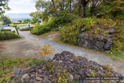 西曲輪の南虎口