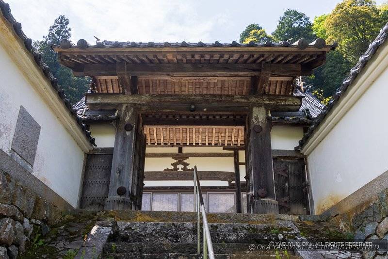 瑞林寺山門（福知山城移築城門）