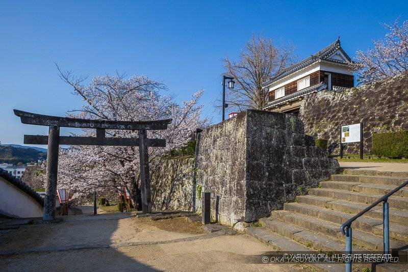 臼杵城 中門跡
