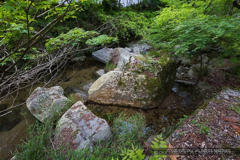 砥堀谷川の石丁場