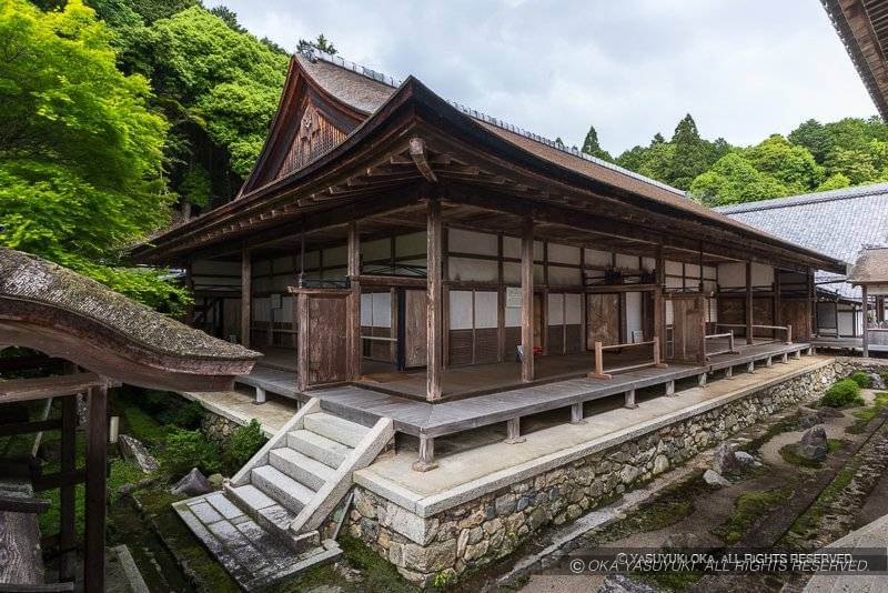 西教寺客殿南面