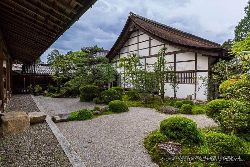 西教寺客殿北面