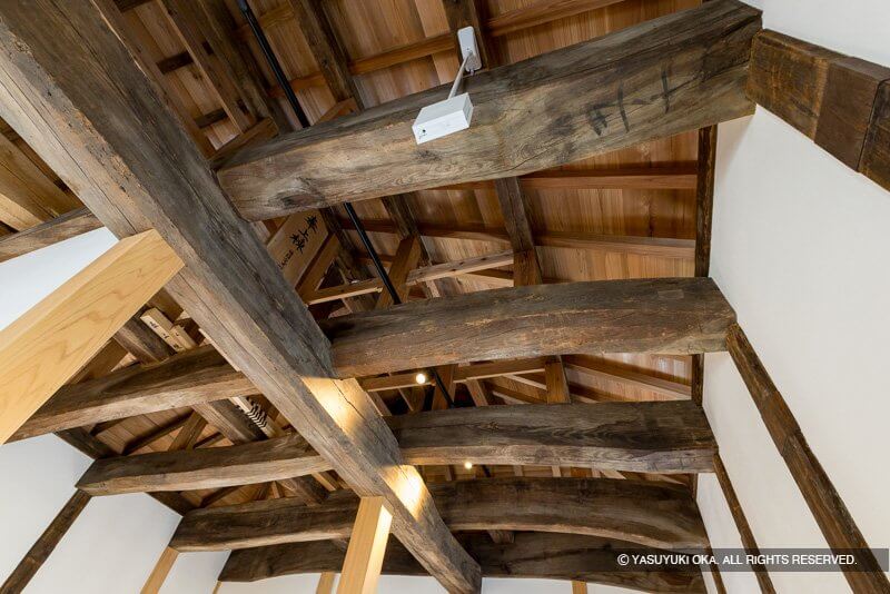 福岡城潮見櫓の小屋組