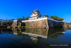 岸和田城本丸石垣と天守