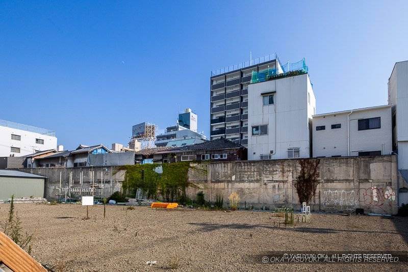 飛田新地の壁遺構（北西部1）
