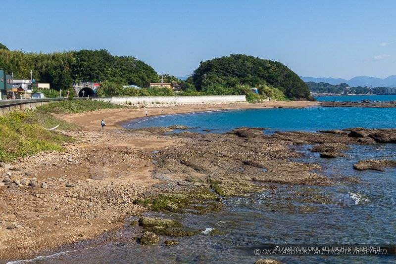 泊城の遠景