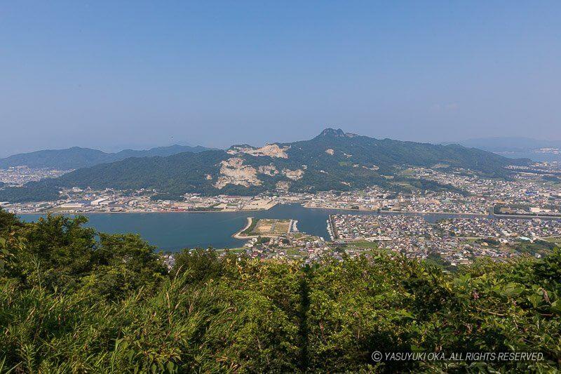 源平屋島合戦の史跡を望む