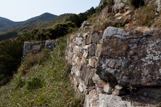 清水山城・三ノ丸石垣