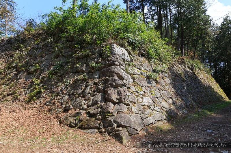 安土城の天主台石垣