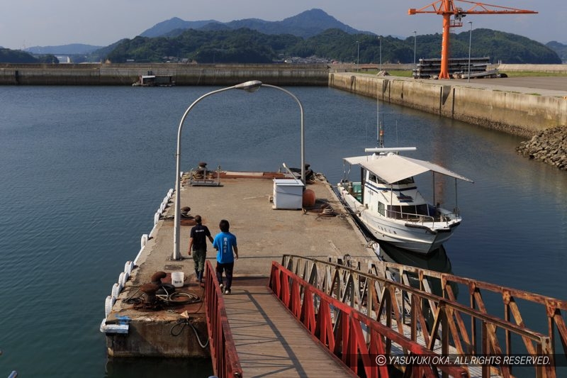 潮流体験の船乗り場