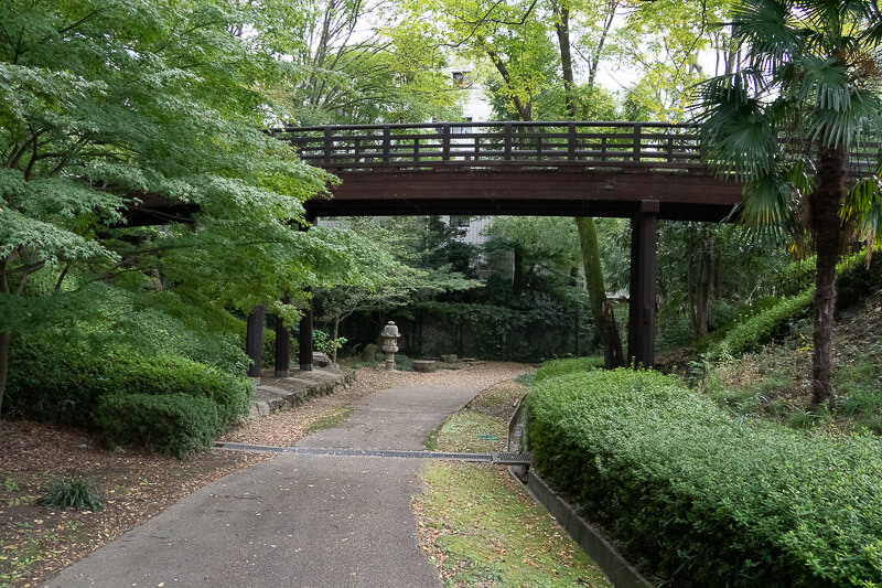 池田城主郭東側の空堀