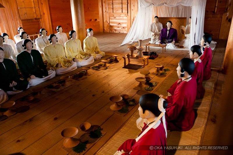 吉野ヶ里遺跡の主祭殿内部