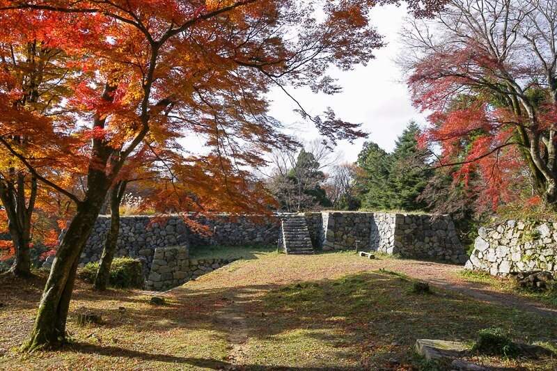 大和高取城の紅葉