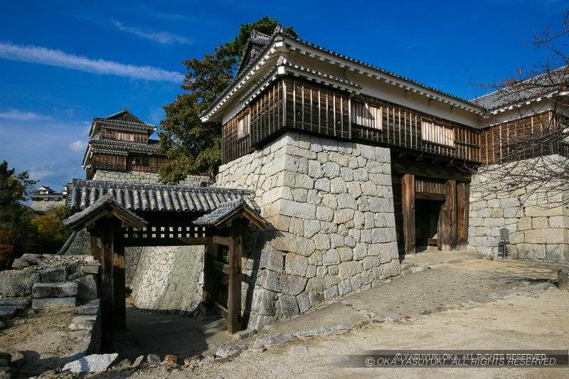 松山城戸無門・筒井門