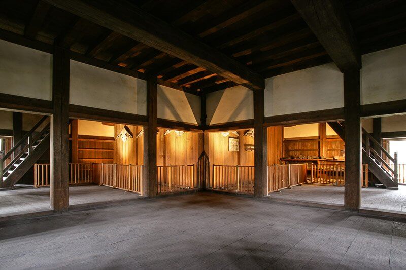 大阪城乾櫓１階内部