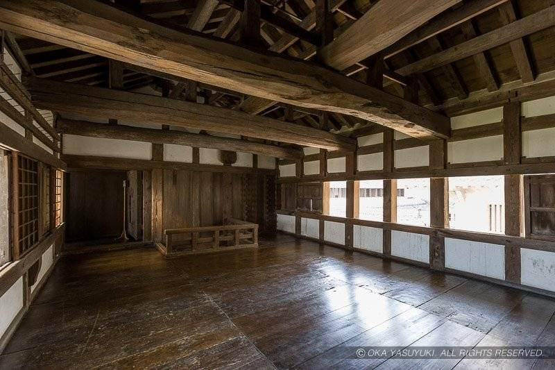 姫路城ハの渡櫓２階内部