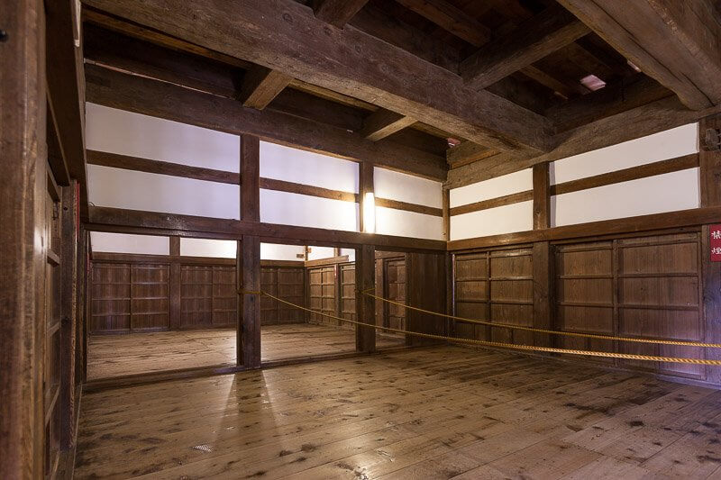 彦根城の天守1階内室