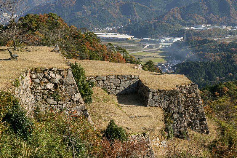 竹田城北千畳の虎口