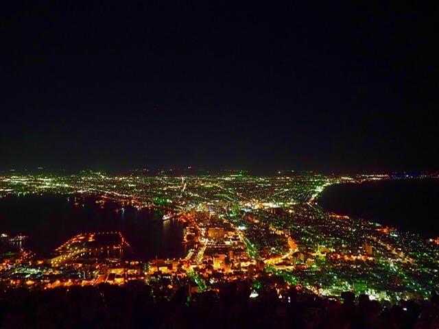 函館市街地夜景（本荘良智）