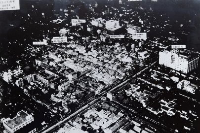 大正13年、大阪・船場を写した古写真