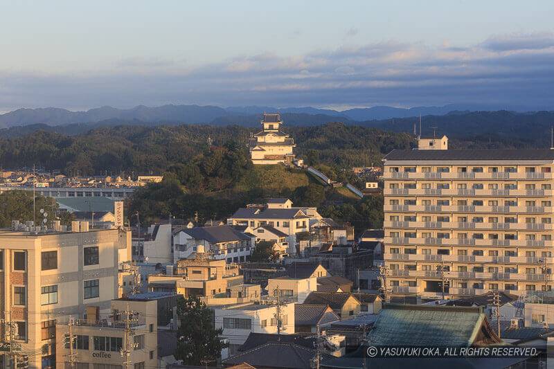 城の遠景撮影スポットの探し方