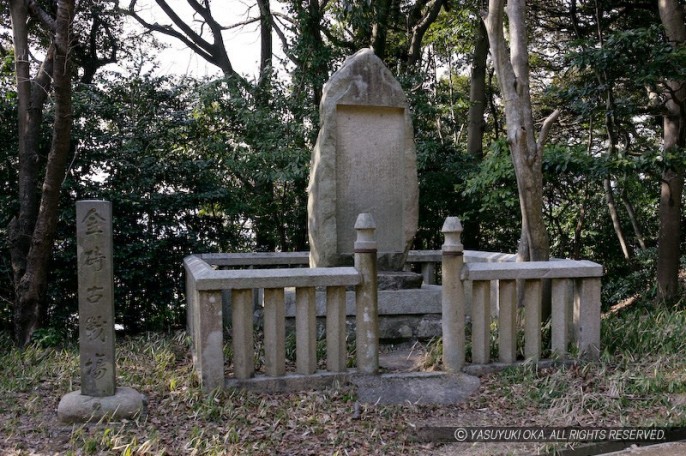 金ヶ崎古戦場の石碑