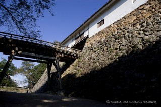 彦根城の天秤櫓と廊下橋