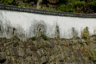 和歌山城・狭間塀石狭間