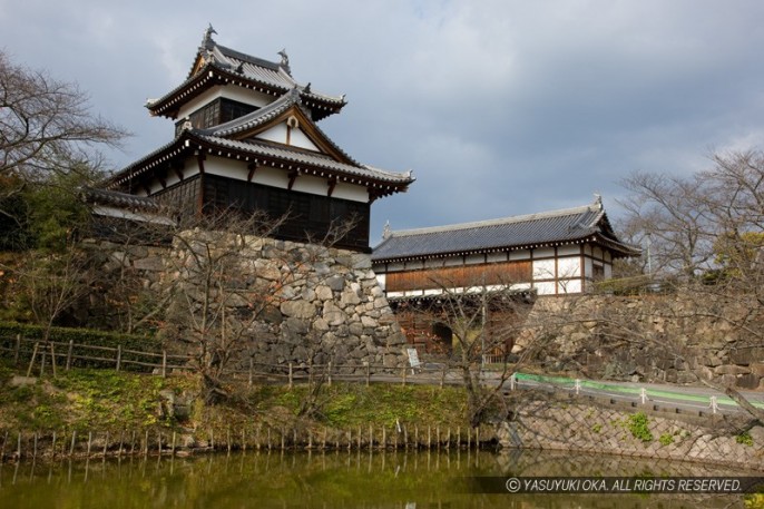 大和郡山城・月見櫓と梅林門