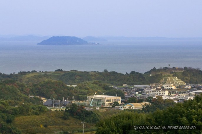 原城と談合島・湯島・島原湾